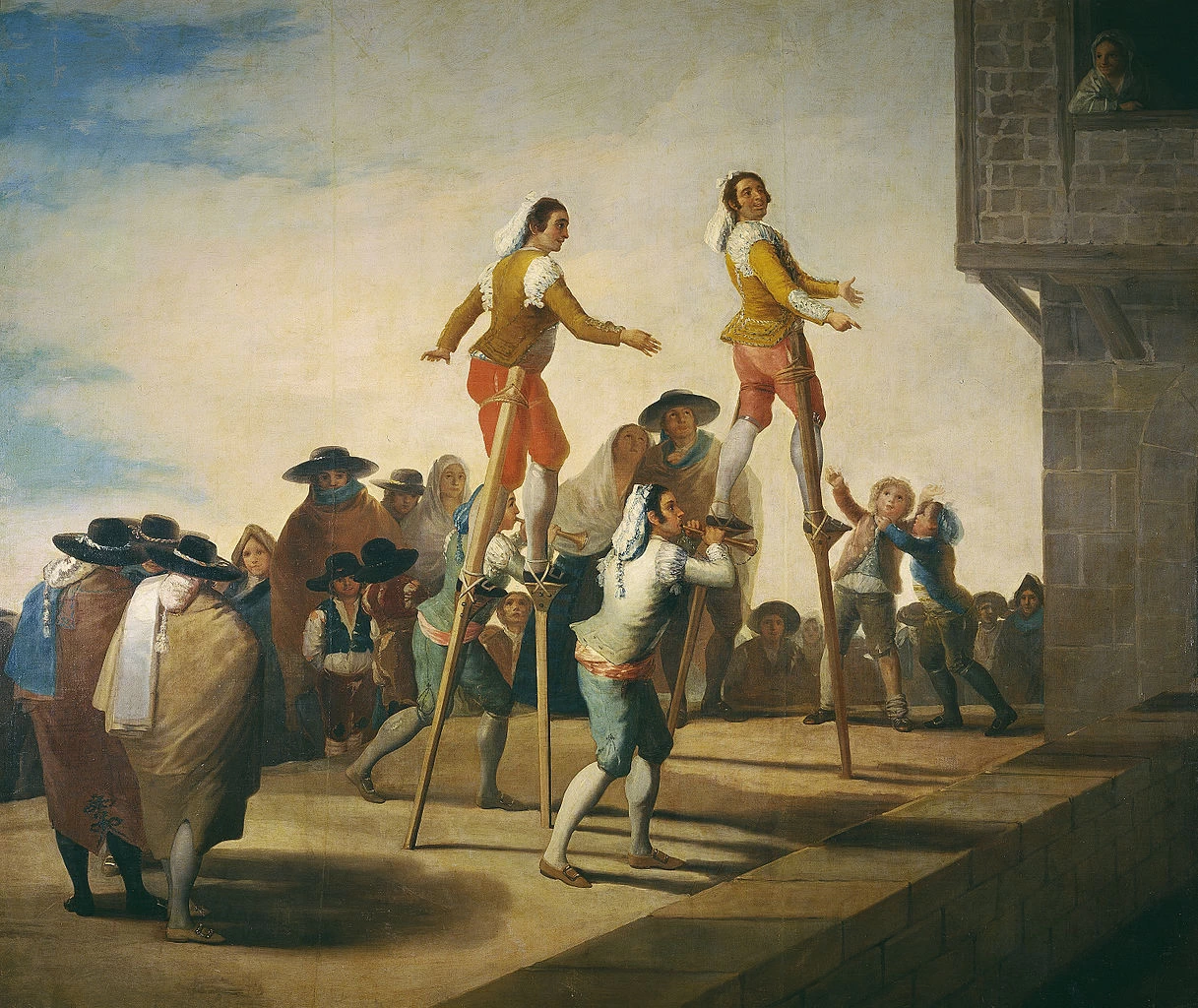 Francisco de Goya y Lucientes - 334, I trampolieri, Museo del Prado, Madrid